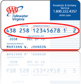 AAA Member Card